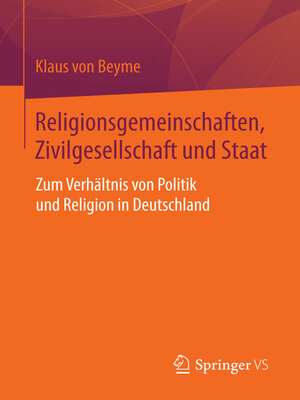 Religionsgemeinschaften, Zivilgesellschaft und Staat - ebook